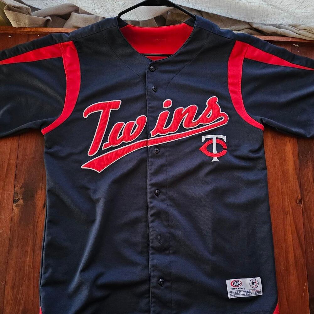 TrueFan MLB Authentic Minnesota Twins 2010s home jersey stitched Large